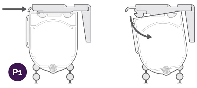 blinds2go Little Orchard Soft Blue Roman Blind - blind2