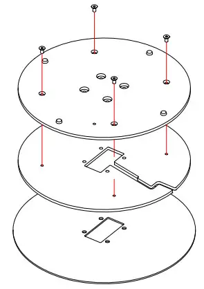 contardi Calypso FL+Table Lampadaires -
