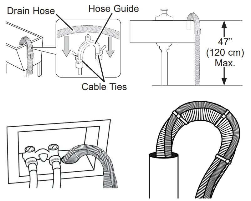 GE APPLIANCES GFT14ESSMWW Front Load Ventless Condenser Electric Dryer - fig 37
