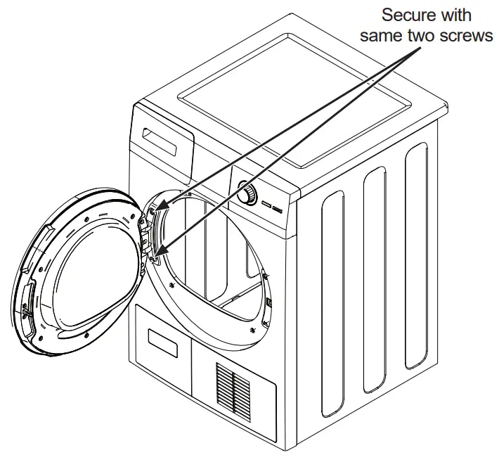 GE APPLIANCES GFT14ESSMWW Front Load Ventless Condenser Electric Dryer - fig 50