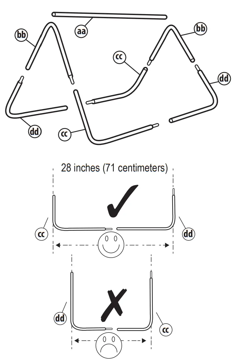 FCMP OUTDOOR HF-DBC4000 Dual Body Tumbling Composter - Stand Assembly