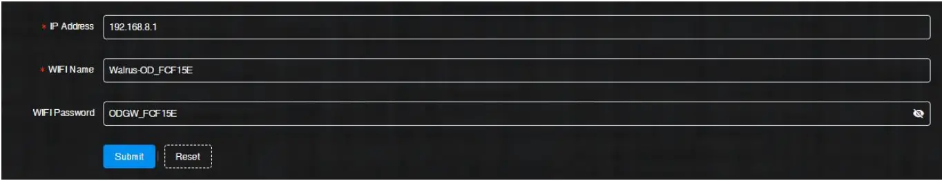 Bove Technology 1678086873 LoRaWAN Walrus OD Gateway - WIFI Config 2