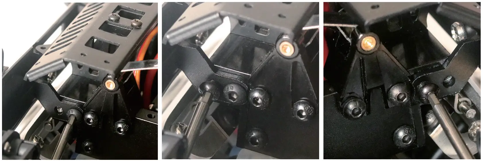 INSTALL THE HOOD AND BUMPER.