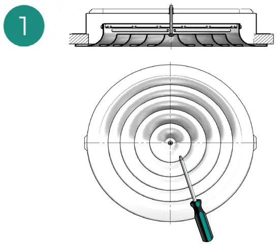 AIRZONE DFCI250BMTE Circular Diffuser - INSTALLATION