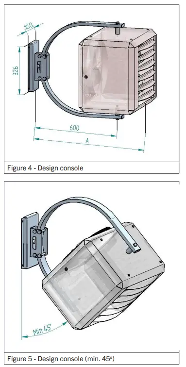 Winterwarm EH Electric Unit Heater - Dimensions3