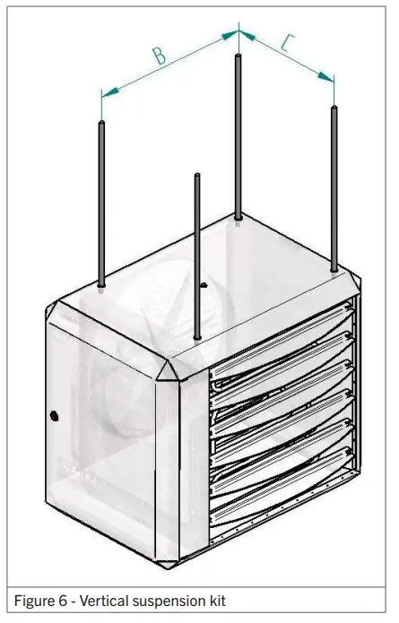 Winterwarm EH Electric Unit Heater - Dimensions4