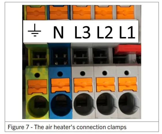 Winterwarm EH Electric Unit Heater - control circuit