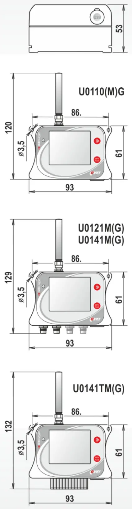 COMET U0110M Dataloggers with Radio Modem - fig 7
