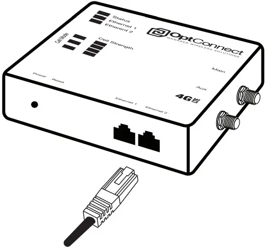 OptConnect COMPLETE Wireless Modem - ETHERNET CABLE