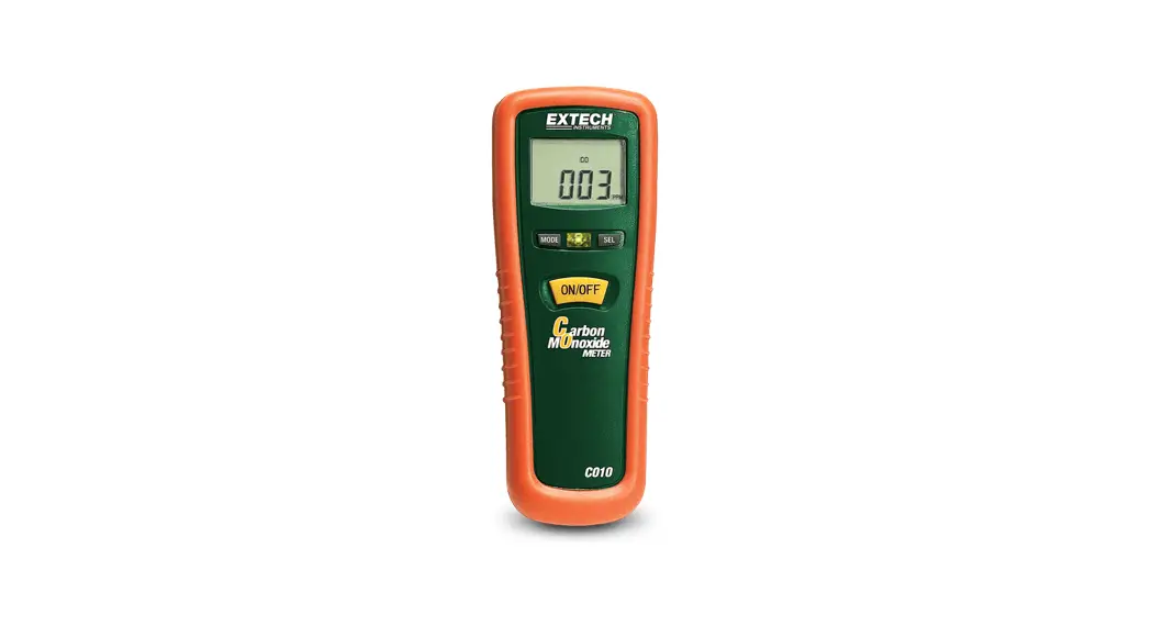 Extech Co10 Carbon Monoxide Meter User Guide