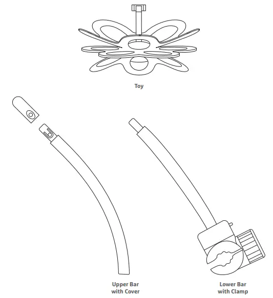munchkin 21295 Baby Bloom Mobile Swing fig 1
