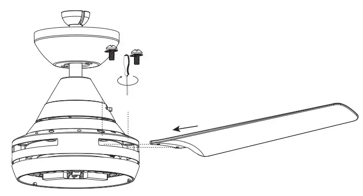 YUHAO 1085-4, 1085-5 Ceiling Fan - fan