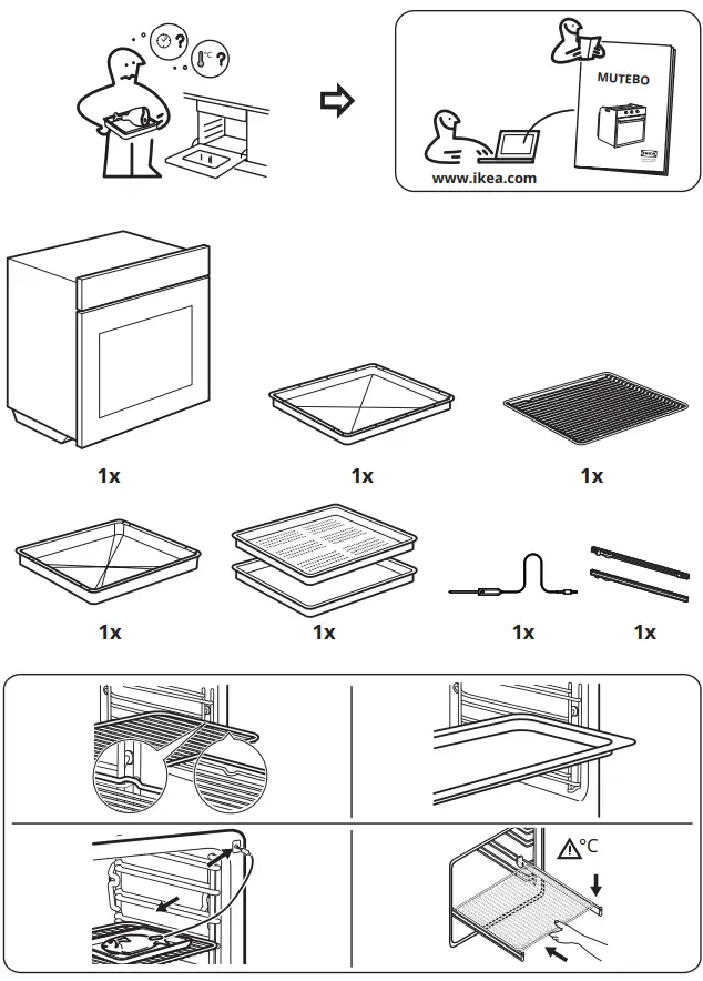 IKEA MUTEBO Forced Air Oven-fig1