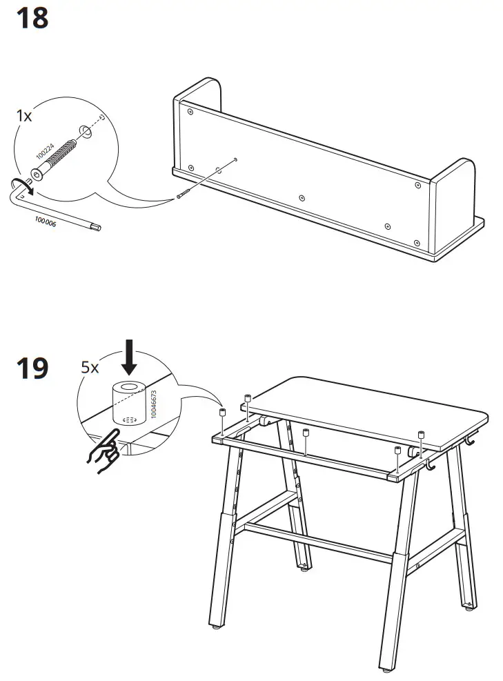 IKEA 115461 PIPLÄRKA Children's Desk and Chair - fig 11