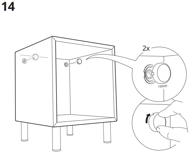 IKEA AA 1914770 6 2 EKET Cabinet Light Grey - FIGURE 14