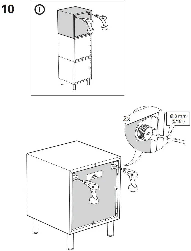 IKEA AA 1914770 6 2 EKET Cabinet Light Grey - FIGURE 8