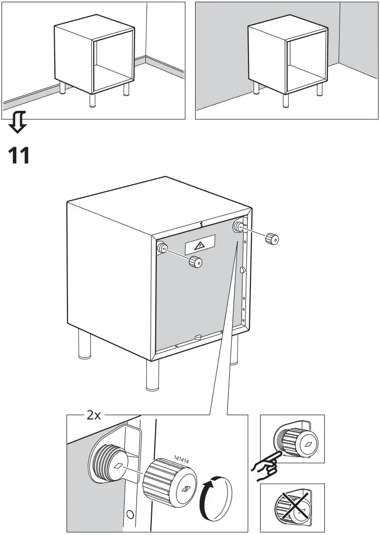 IKEA AA 1914770 6 2 EKET Cabinet Light Grey - FIGURE 9