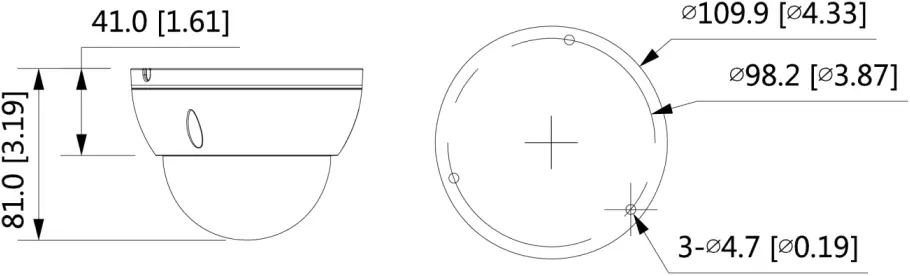 WORLD EYECAM - Dimensions