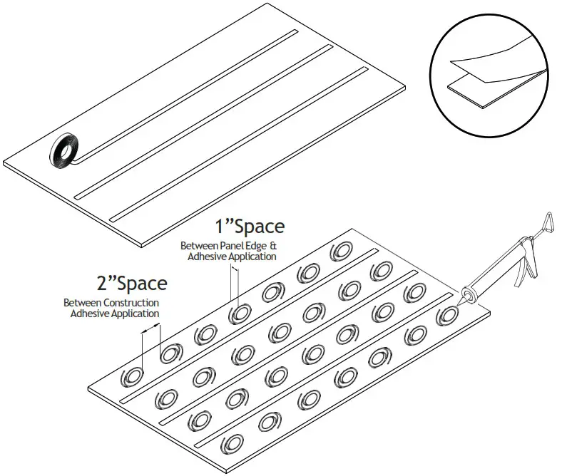 LUXART Square and Rectangular Shower Wall Kits - INSTALLATION PROCEDURE 4