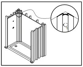 LUXART Square and Rectangular Shower Wall Kits - INSTALLATION PROCEDURE 5
