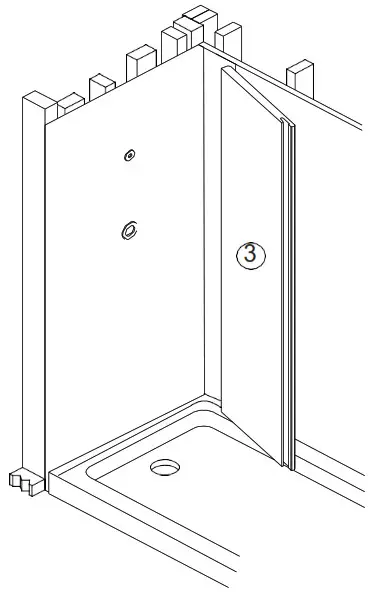 LUXART Square and Rectangular Shower Wall Kits - INSTALLATION PROCEDURE 5