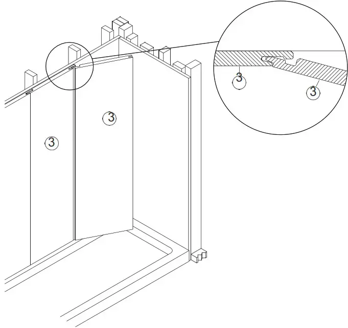 LUXART Square and Rectangular Shower Wall Kits - INSTALLATION PROCEDURE 8