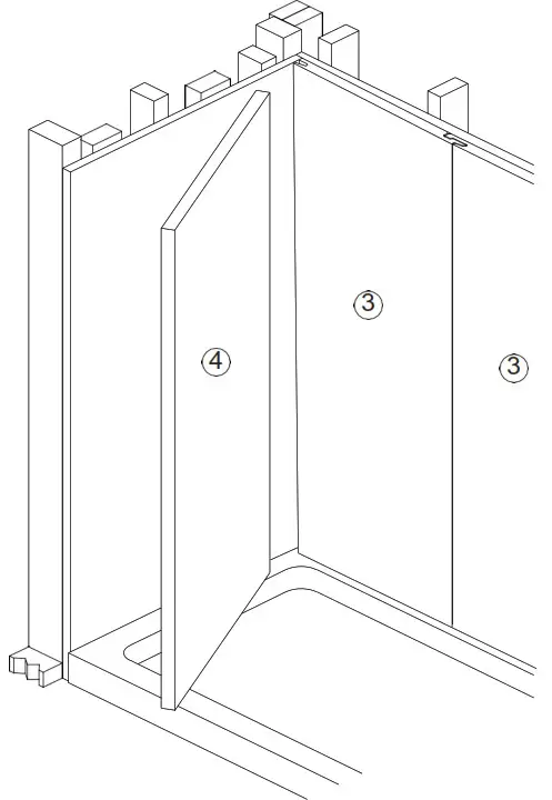 LUXART Square and Rectangular Shower Wall Kits - INSTALLATION PROCEDURE 9