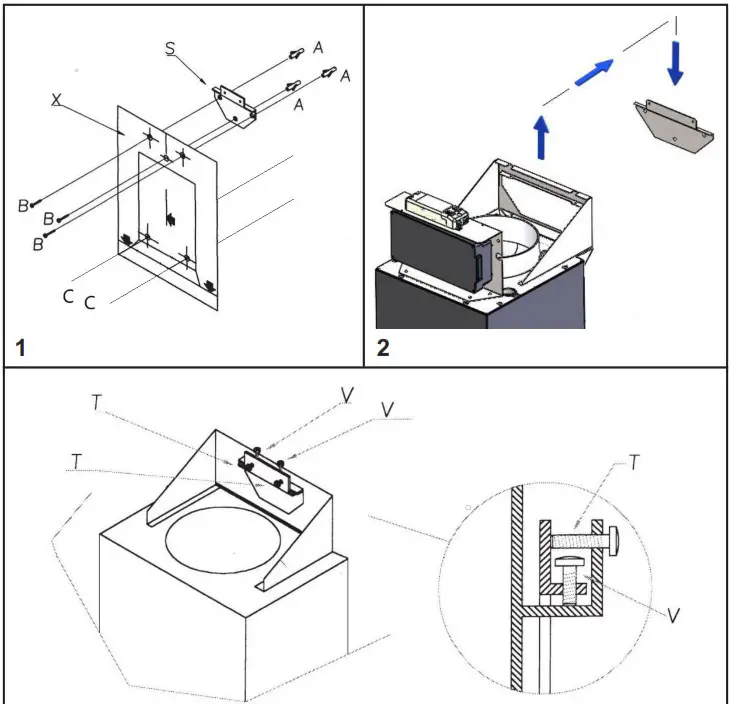 SIRIUS SLTC97 S A M S JEEG TW Black Wall Hood - Product Overview 1