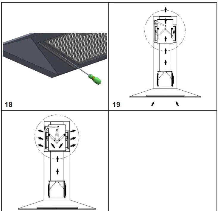 SIRIUS SLTC97 S A M S JEEG TW Black Wall Hood - Product Overview 7