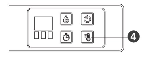 TURBRO EF23-SERIES Eternal Flame 23 in. Electric Log Set Heater - hetter control