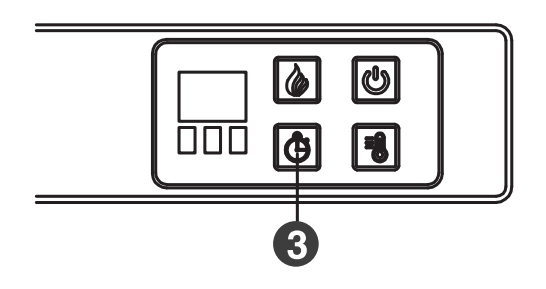 TURBRO EF23-SERIES Eternal Flame 23 in. Electric Log Set Heater - timer control