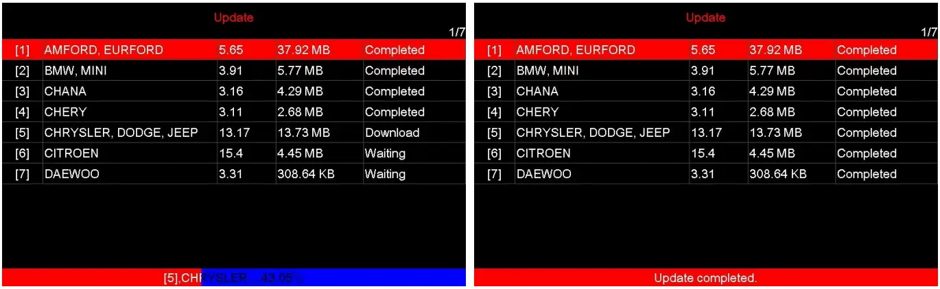 BC BossComm IF 745 OBD2 Car Scanner Software - software update 2