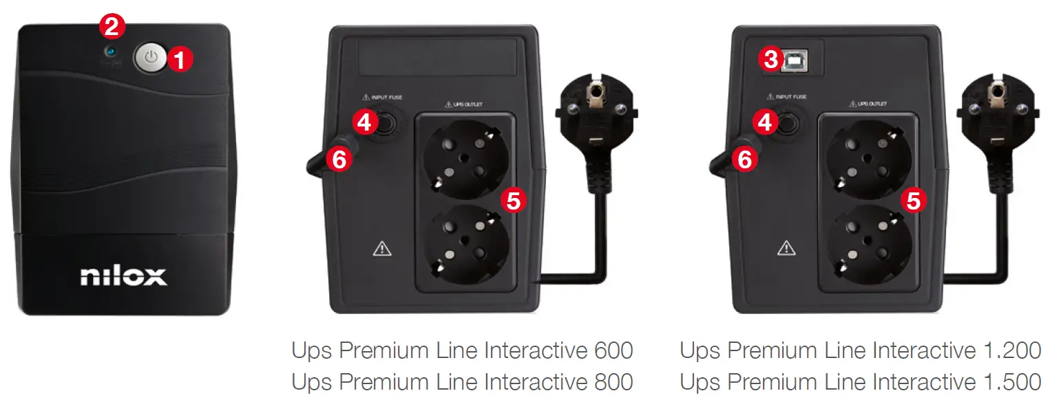 NXGCLI6001X5V2 UPS Premium Line Interactive 1