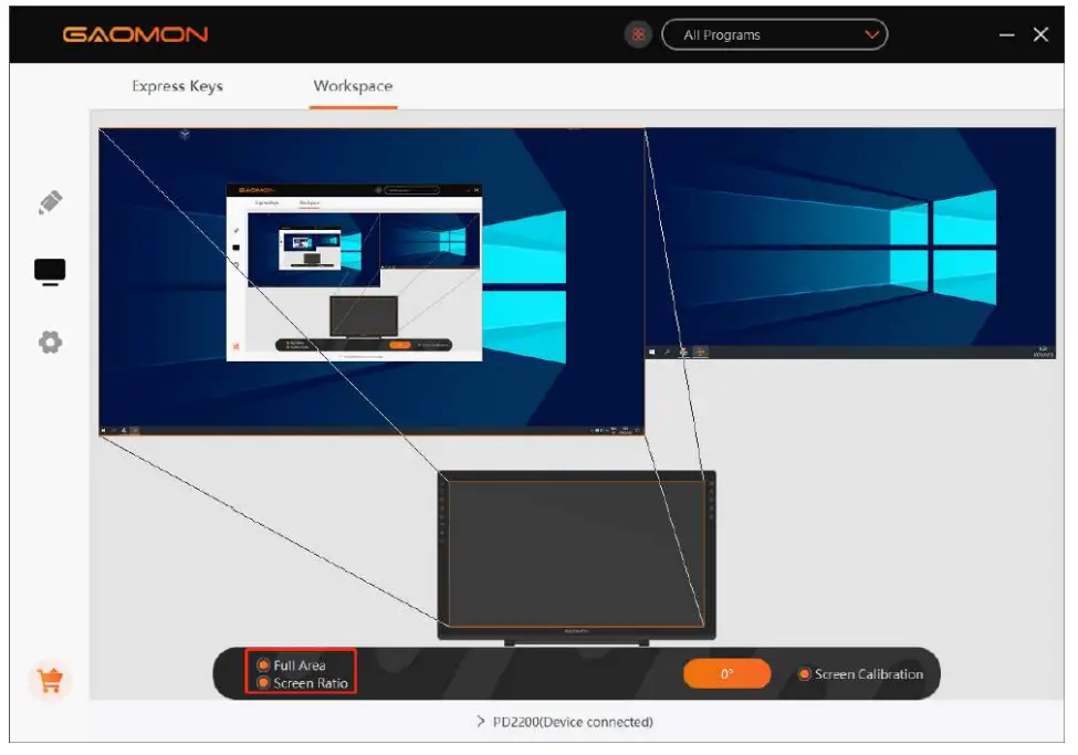 GAOMON PD2200 Graphics Pen Display - Function Settings 2