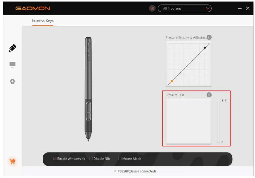 GAOMON PD2200 Graphics Pen Display - Function Settings 7