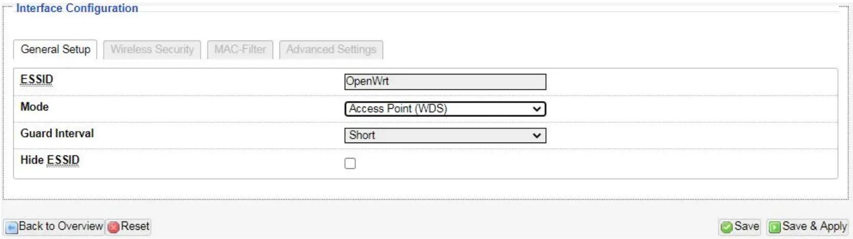 WALLYS DR8072 V01 Router Board - advance setting