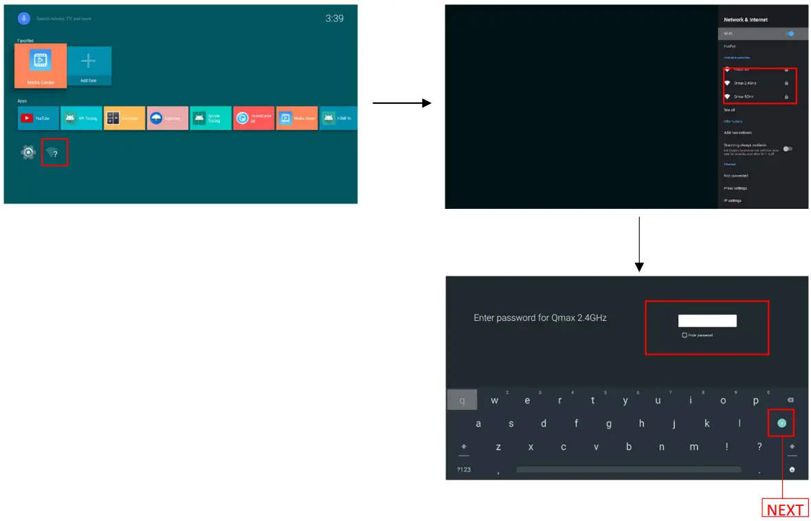 TEKION TDD1 Digital Displays Box - Connecting to Internet