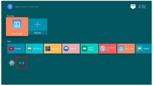 TEKION TDD1 Digital Displays Box - Home Screen