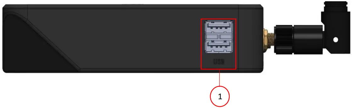 TEKION TDD1 Digital Displays Box - Side View Right