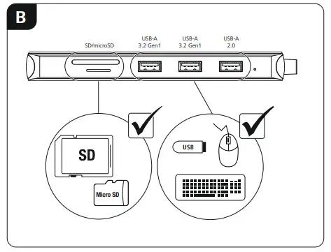 hama 00200133 USB Multiport Docking Station - Fig1