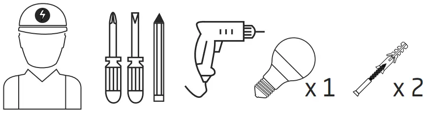 USE WITH A ROUND POWER CORD