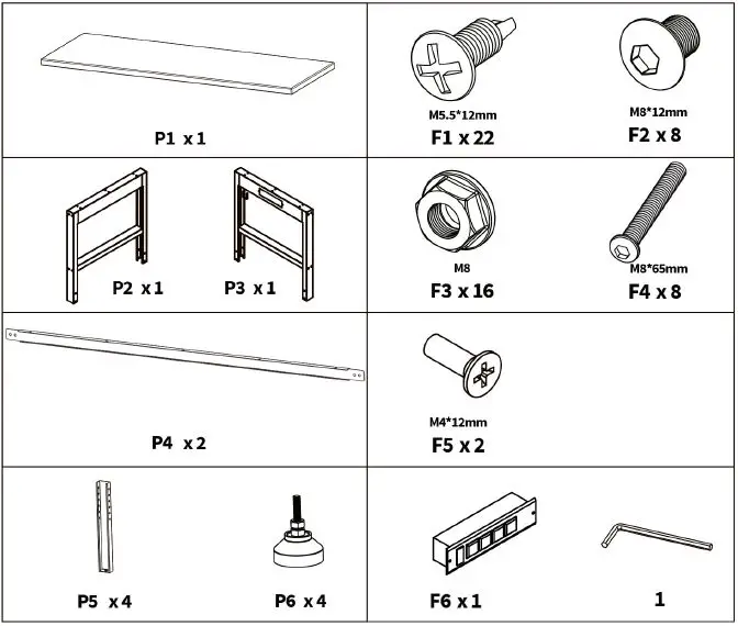 VEVOR-M5318-53-Inch-Wood-Worktop-Workbench-fig- (1)