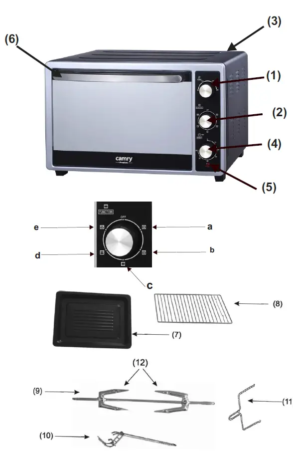 Camry-CR-6018-Mini-Oven-FIG-1