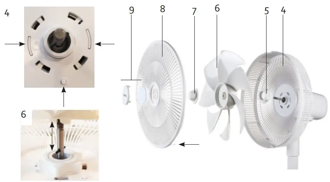 DOMO DO8149 Stand Fan - fig 4
