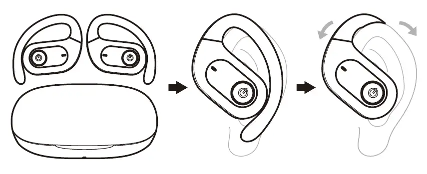 PSIER CT11 Wireless Earbuds with Charging 6