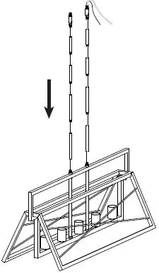 Hukoro-Unbranded-YOUKAIN-F50465-QC-5-Light-Black-Industrial-Triangle-Cage-Chandelier-FIG-9