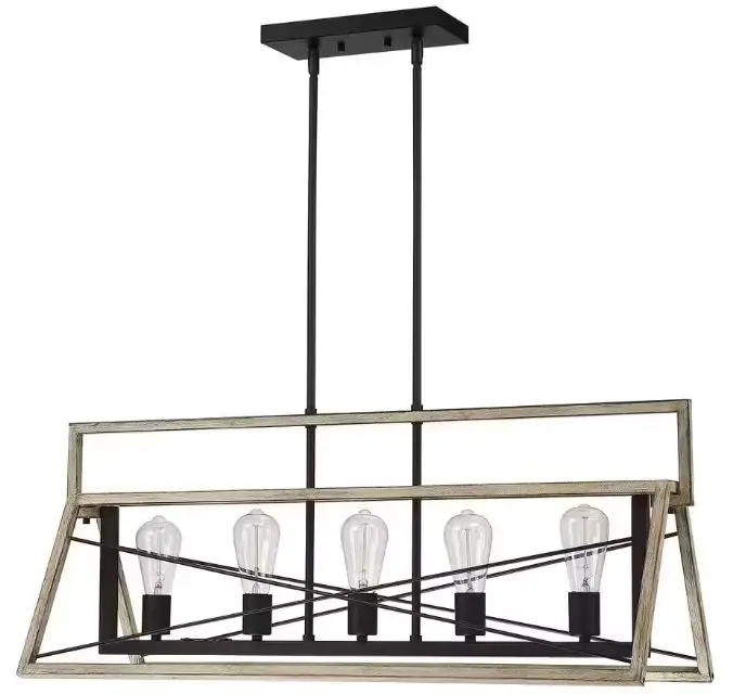 Hukoro-Unbranded-YOUKAIN-F50465-QC-5-Light-Black-Industrial-Triangle-Cage-Chandelier-PRODUCT