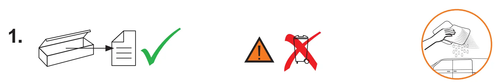 Package content: Check!