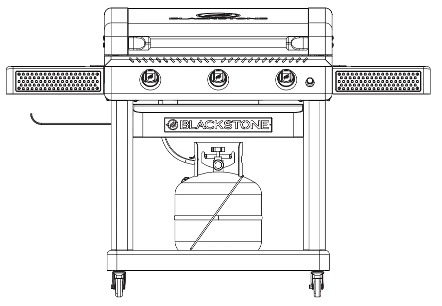 BLACKSTONE 2152 28 Inch XL Griddle with Hood and Adjustable Front Tray