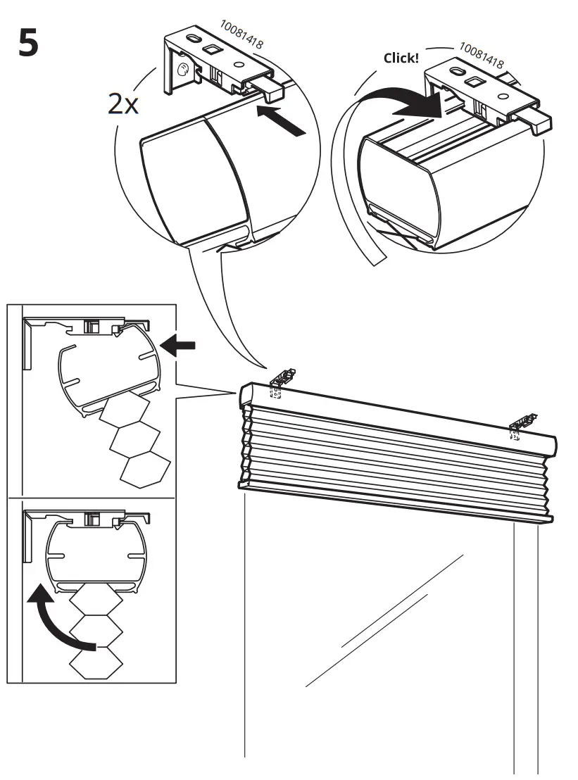 IKEA TRIPPEVALS Block Out Cellular Blind - fig10